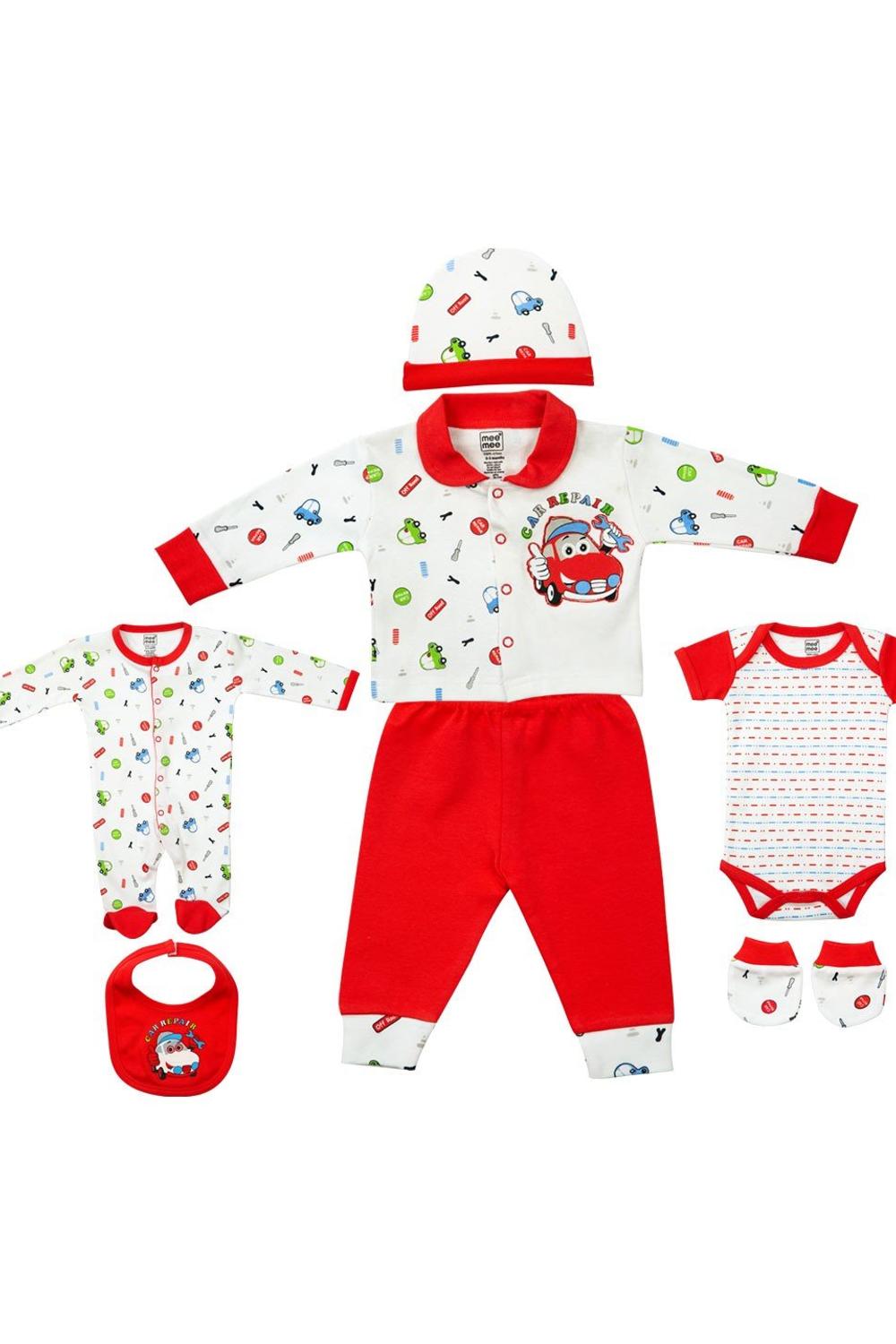 Mee Mee Clothing Gift Set Pack of 7 - Red
